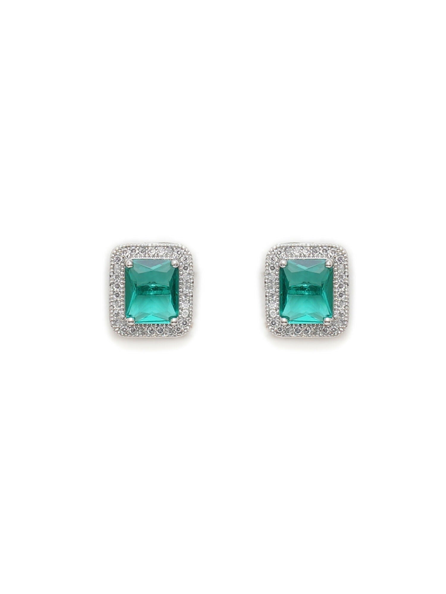 stone stud (Light green ) - Ruby Raang