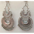 MS Fashion India Fancy Silver Party Wear Tassel Beautiful Drops Earrings