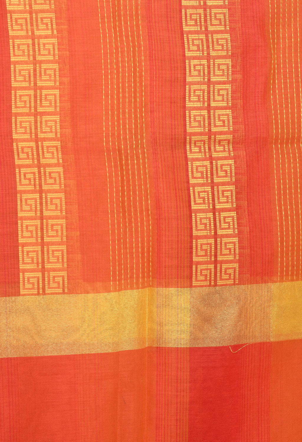 Mominos Fashion Moeza Handloom Cotton Orange Tone Dupatta
