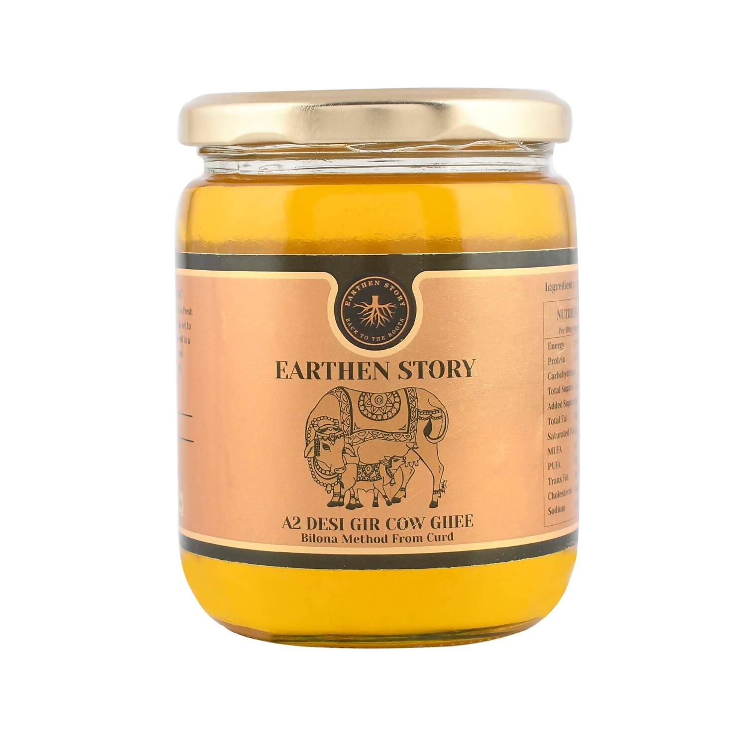 Earthen Story A2 Desi Gir Cow Ghee | Pure A2 Cow Ghee | Natural & Premium Gir Cow Ghee