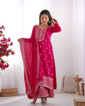 Lehenga Mart Designer Salwar Suit With Dupatta - Pink