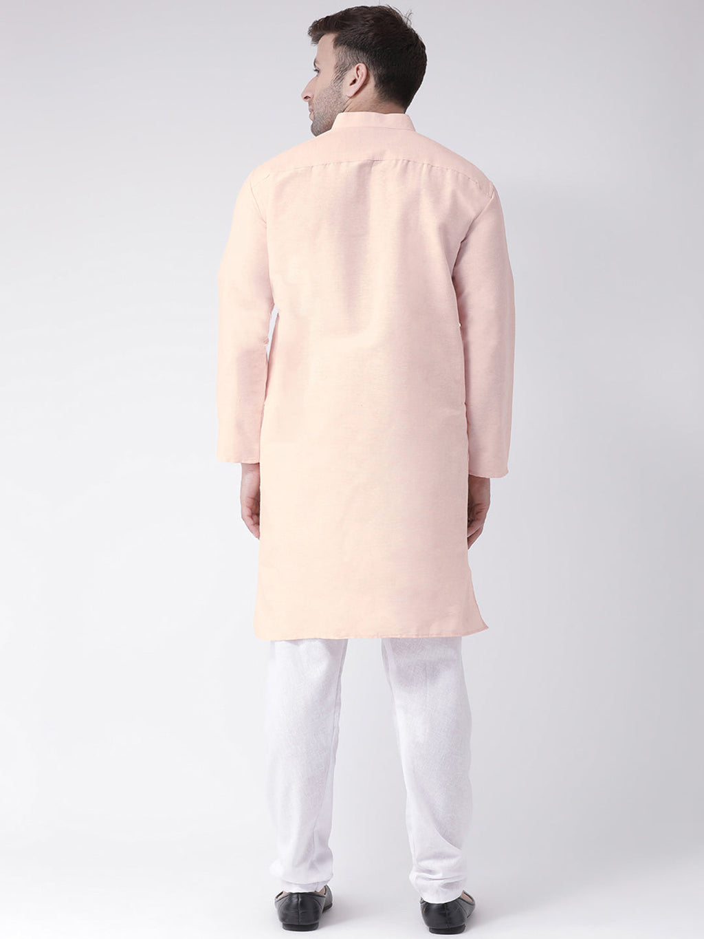 RIAG Beige Men's Ethnic Long Kurta And Pyjama Set