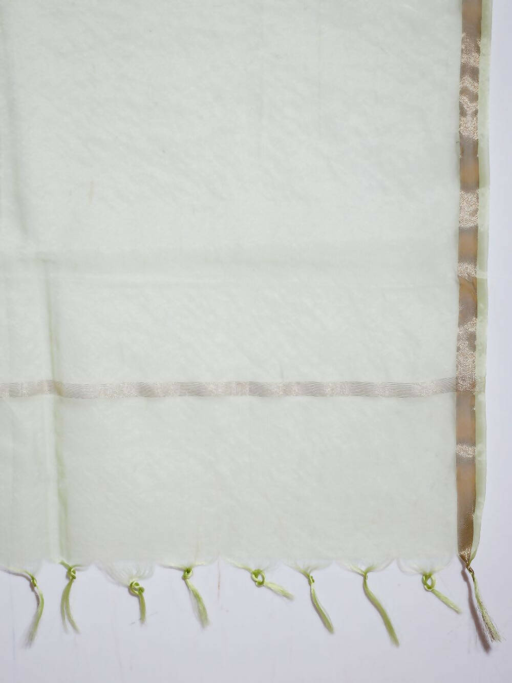 Myshka Women Green Printed Kurta & Trousers With Dupatta