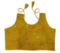 Vamika Bottle Green Georgette Mirror Work Blouse