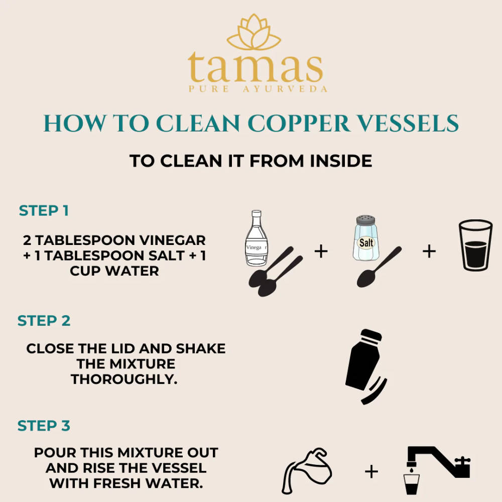 Tamas Q7 Meena Copper Water Bottle