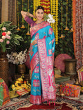 Shree Shyam Fashion Silk Sky Blue Saree