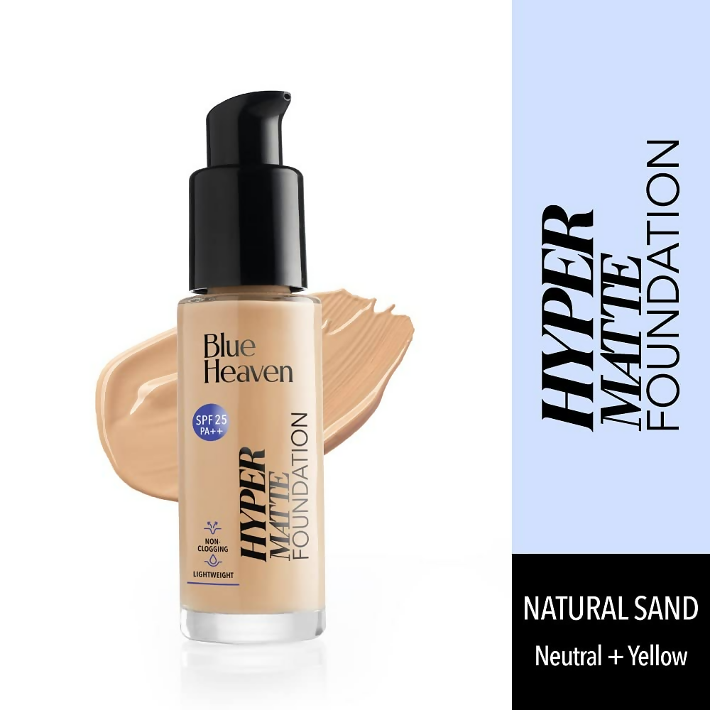 Blue Heaven Hyper Matte Foundation - 401 Natural Sand