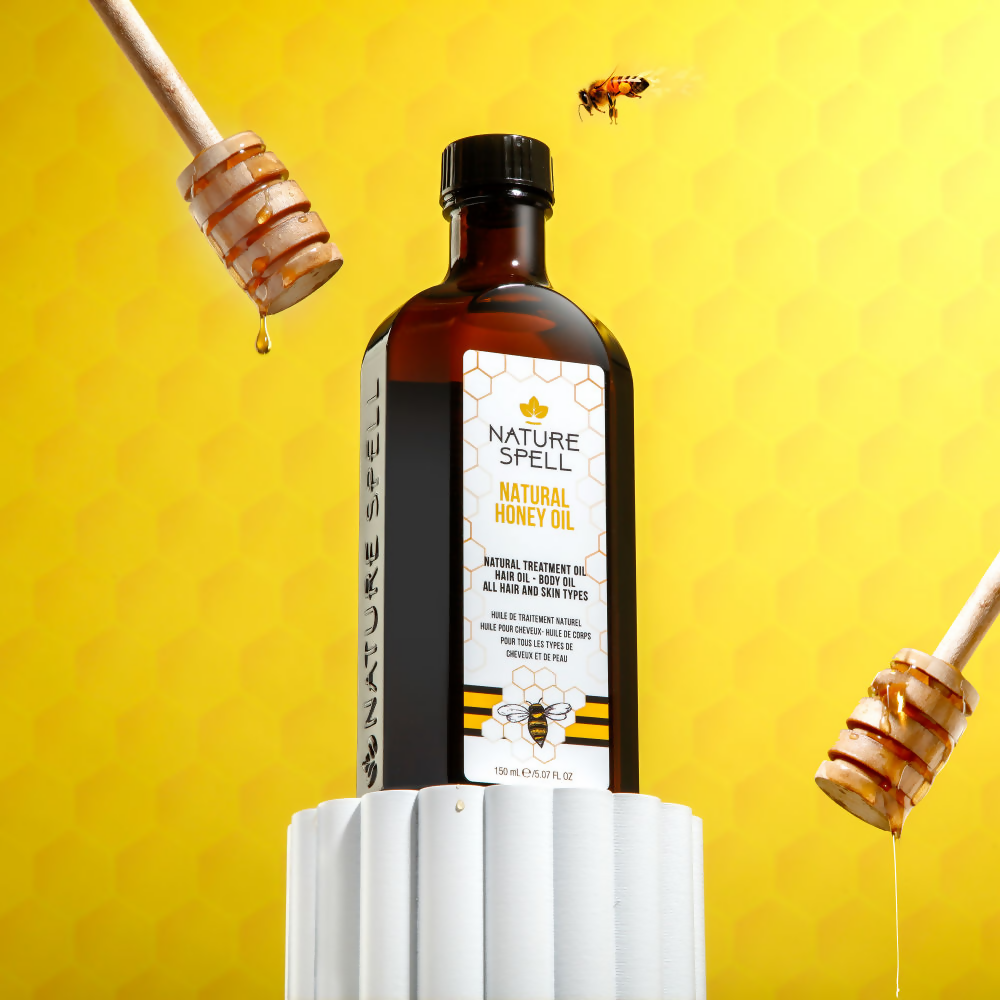 Nature Spell Natural Honey Oil For Hair & Body
