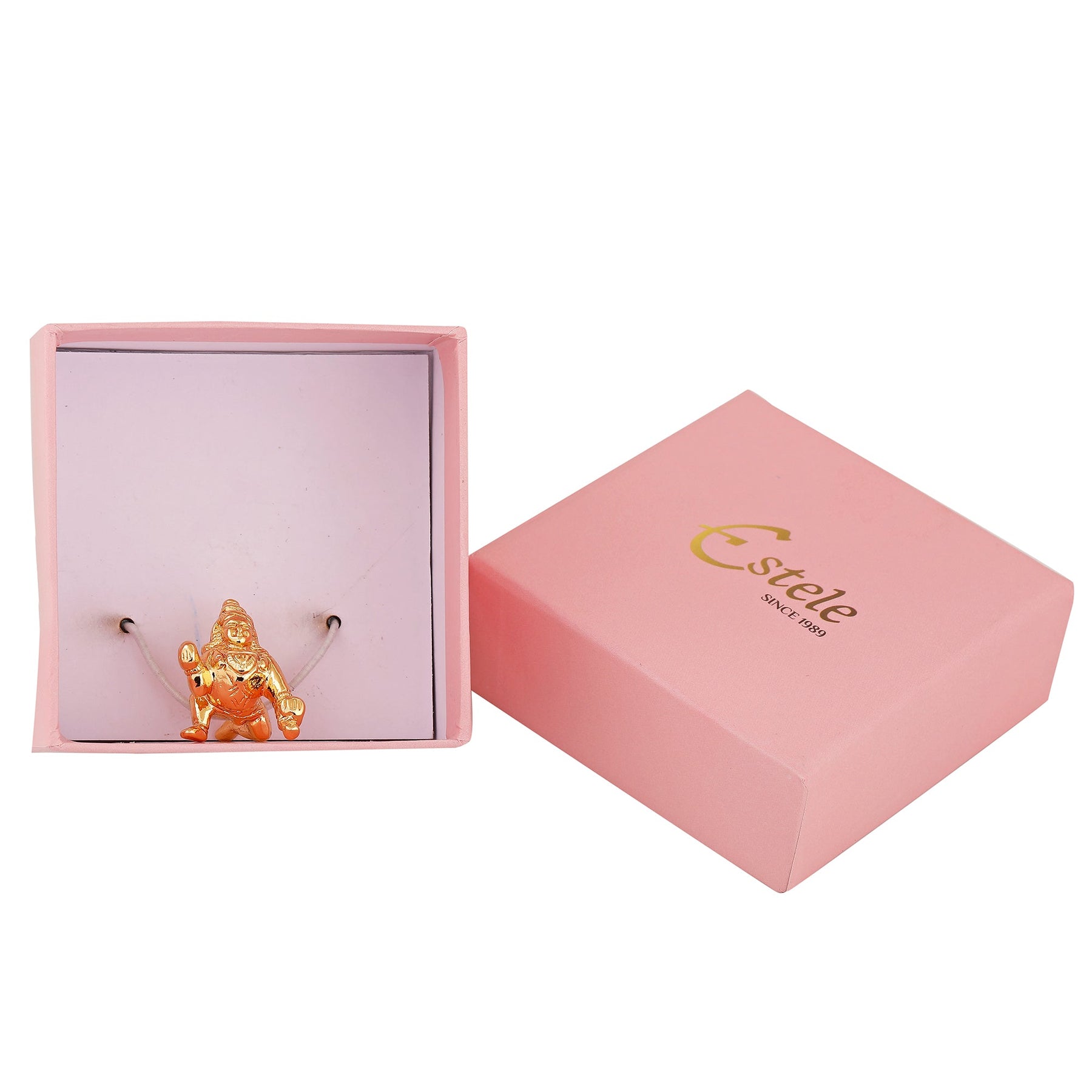 Estele Gold-Polished Divine Lord Krishna Idol for Home/Car Decor