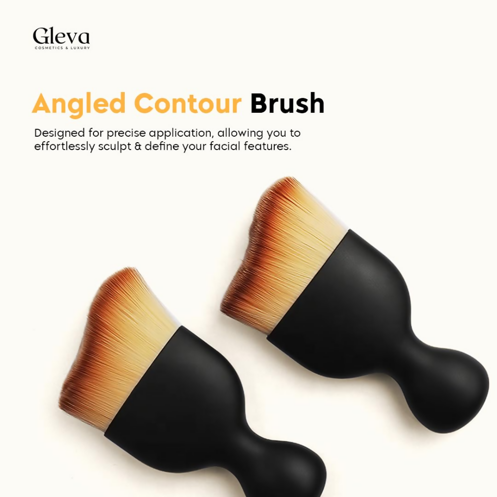 Gleva Foundation Makeup Brush, Flat Kabuki Travel Foundation Brush