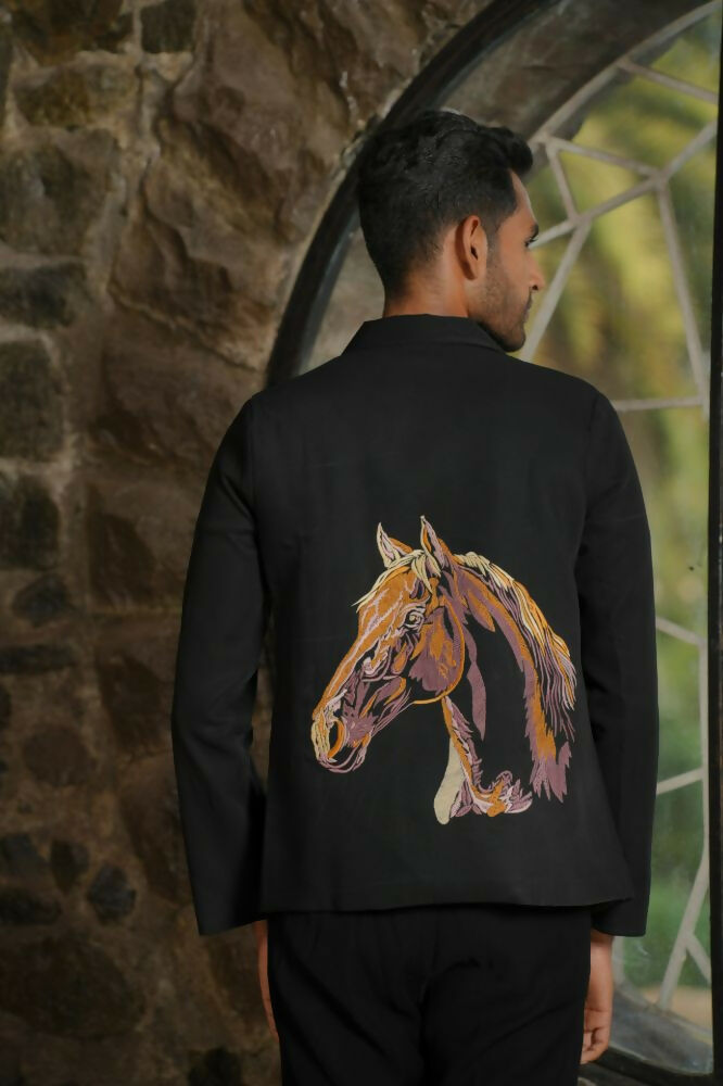 Stirrup Black Shacket by Hilo Design