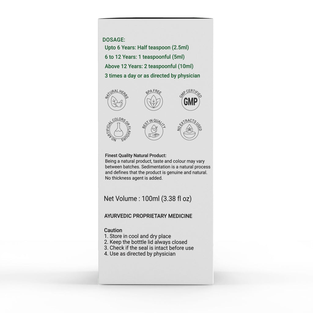 Krishna'S Herbal & Ayurveda Khas Vida Cough Syrup