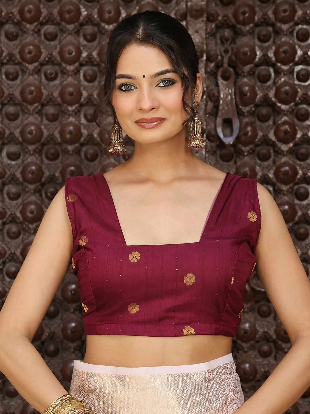 Shree Shyam Fashion Light Pink Cotton Saree