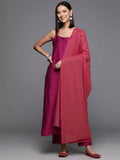 Ahalyaa Women's Traditional wear Kurta Set - Burgundy