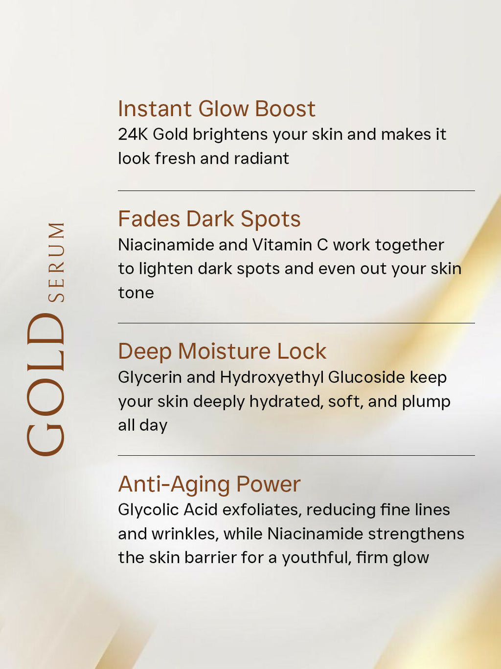 Flawora 24k Golden Glow Face Serum