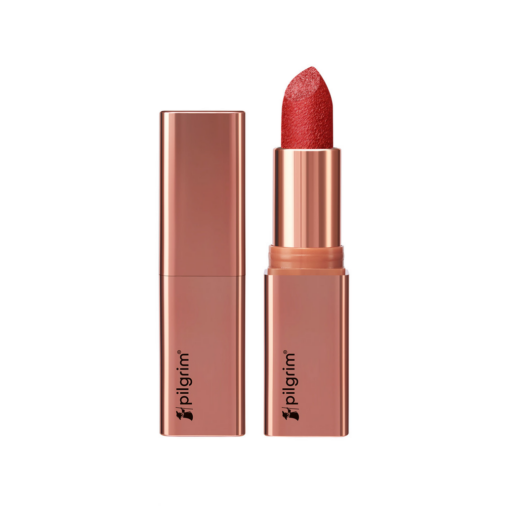 Pilgrim Glitter Lipstick With Matte Finish - Jumeirah Jewel01