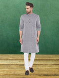 Even Apparels Men's Pure Cotton Striped Kurta