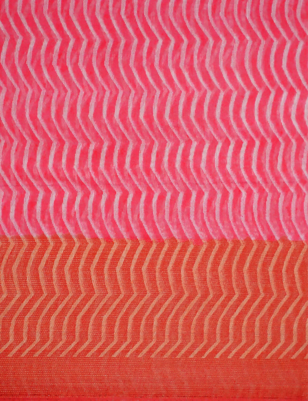 Shades Of Peach Mix Orange With Lehariya Design Semi Chanderi Saree By Gayathri Reddy Designer Studio
