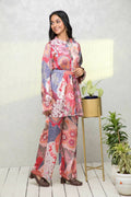 Myshka Women Multi Printed Bling & Sparkly Co-Ords