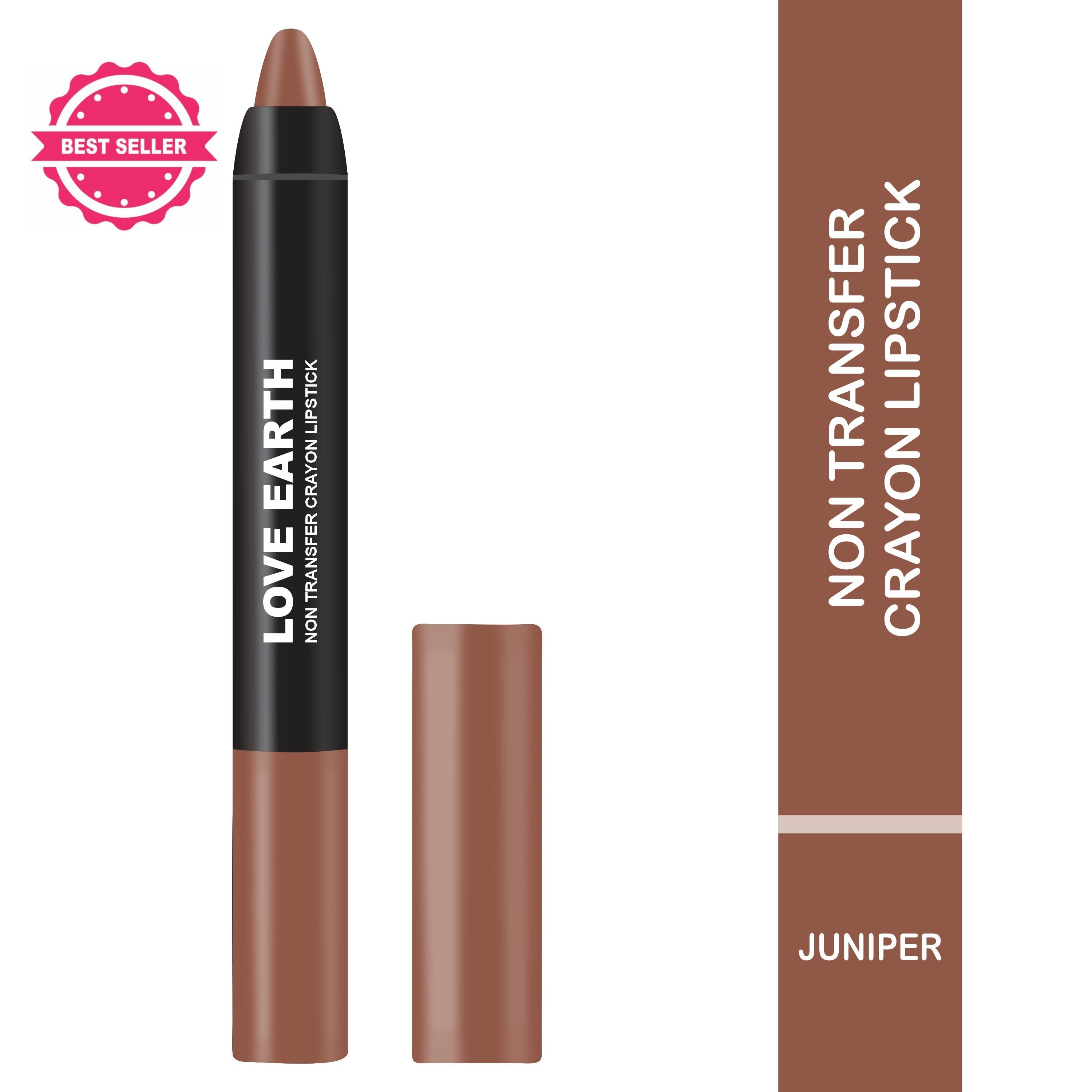 Love Earth Non Transfer Crayon Lipstick-Juniper