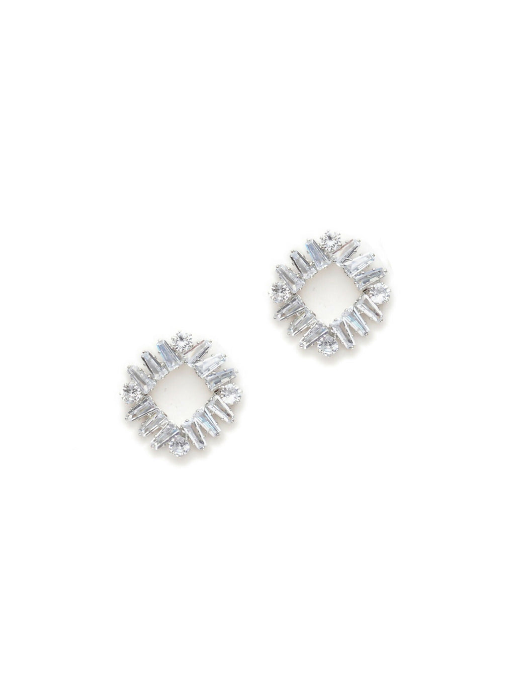 stone stud (white) - Ruby Raang
