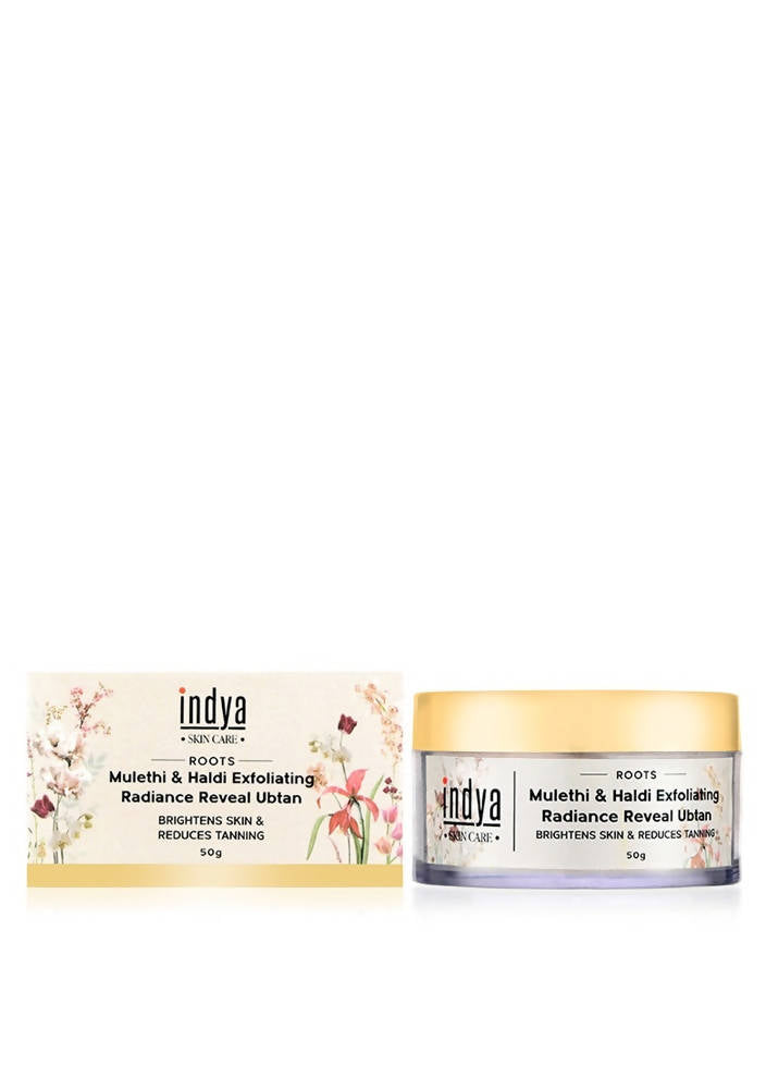 Indya Mulethi & Haldi Exfoliating Radiance Reveal Ubtan