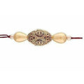 Gold Beads Rakhi Gift for Brother