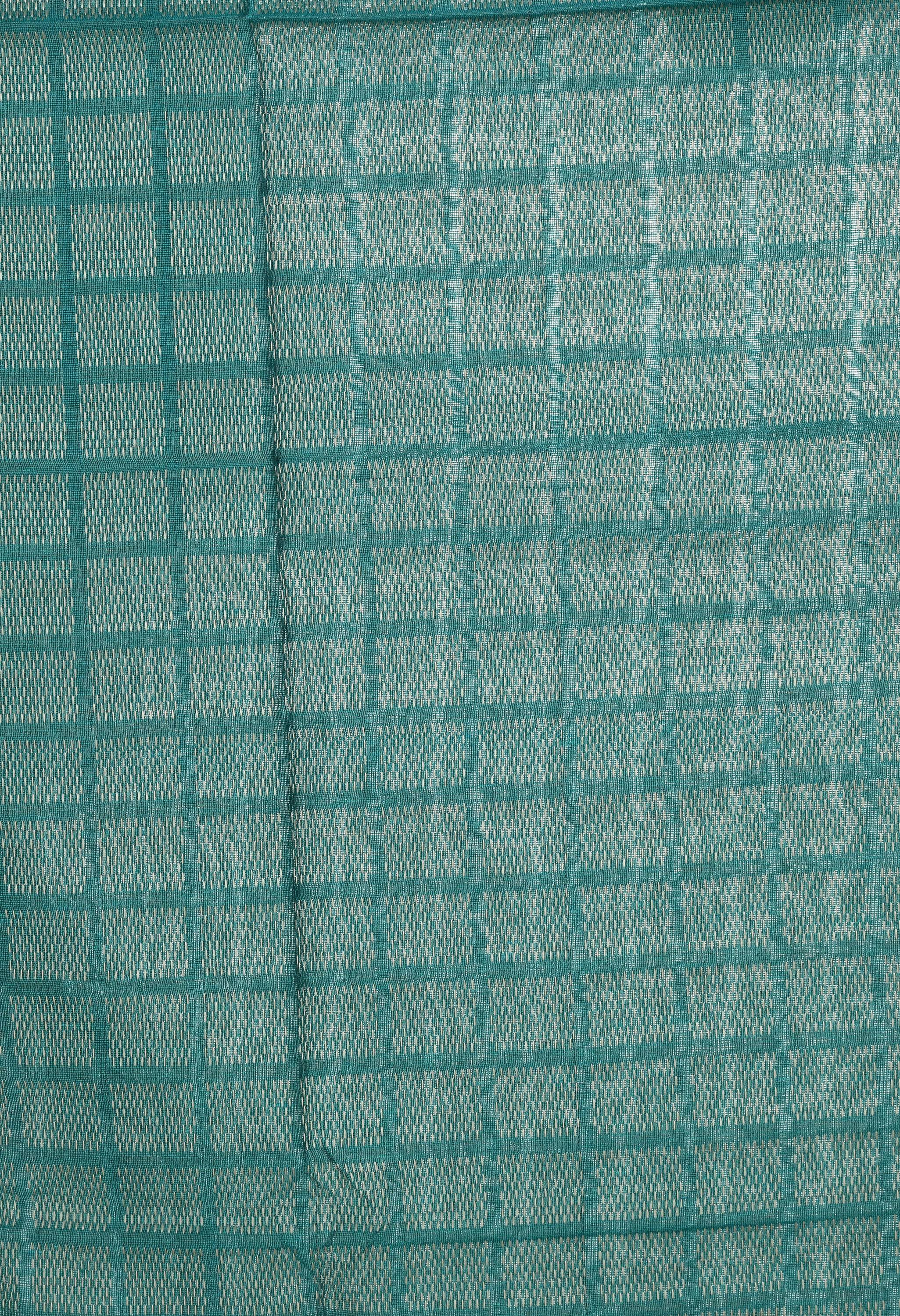 Mominos Fashion Moeza Handloom Cotton Aqua Blue Dupatta
