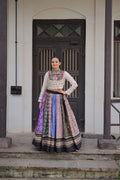 Lorenvalley Fashion Multicolor Cotton Printed With Attractive Gota-Patti & Real mirror Lace work Lehenga Choli