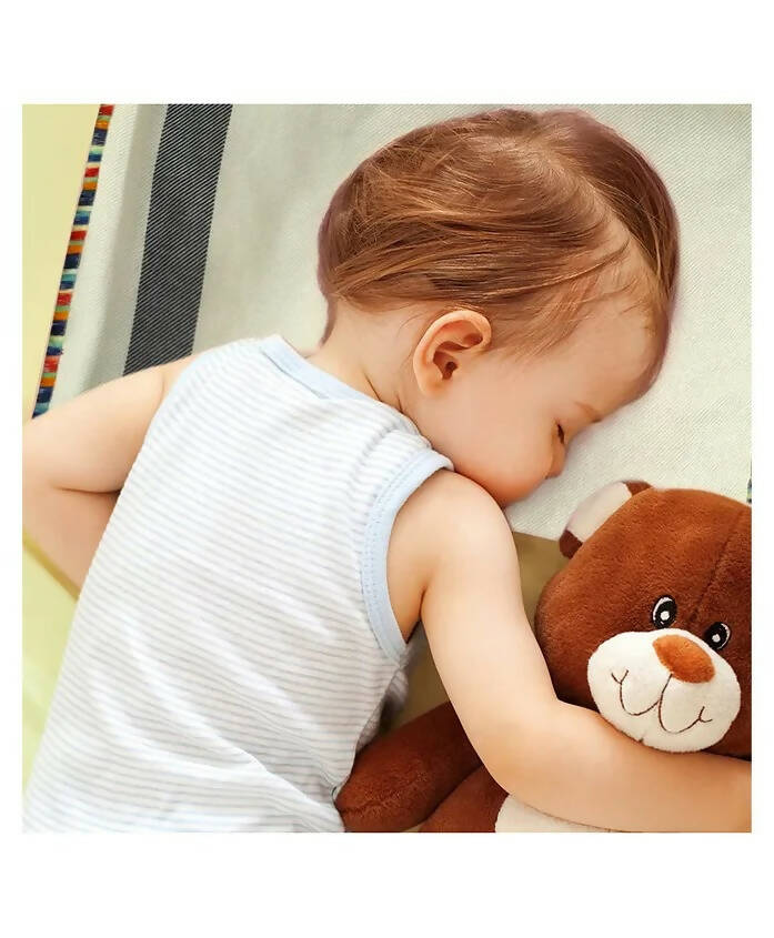 AHC Mustard Seed Pillow - Baby Head Shape Support, with Bamboo Cover