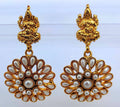 White kemp laxmi Earrings