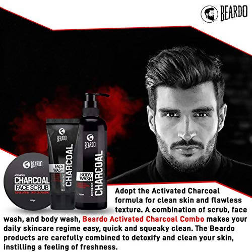 Beardo Activated Charcoal Combo