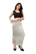 Vamika White Cotton Lycra Petticoat