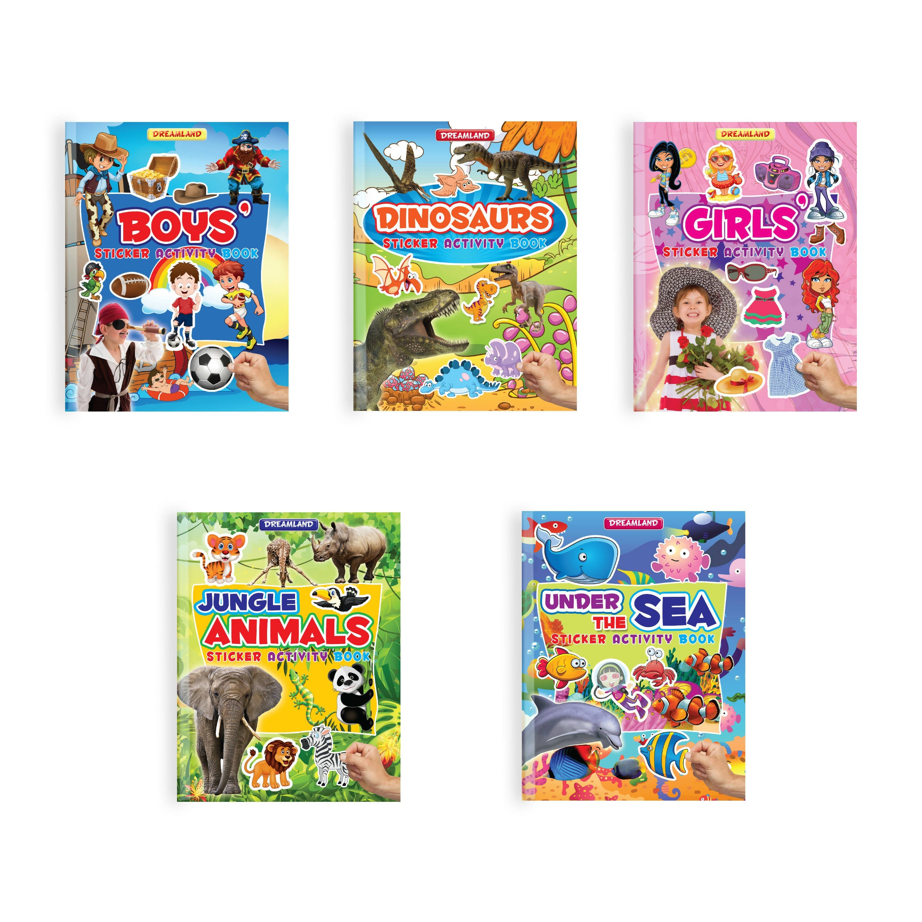 Dreamland Sticker Activity Book - Pack (5 Titles)