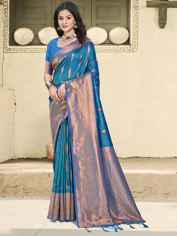 Shree Shyam Fashion Silk Blue Saree