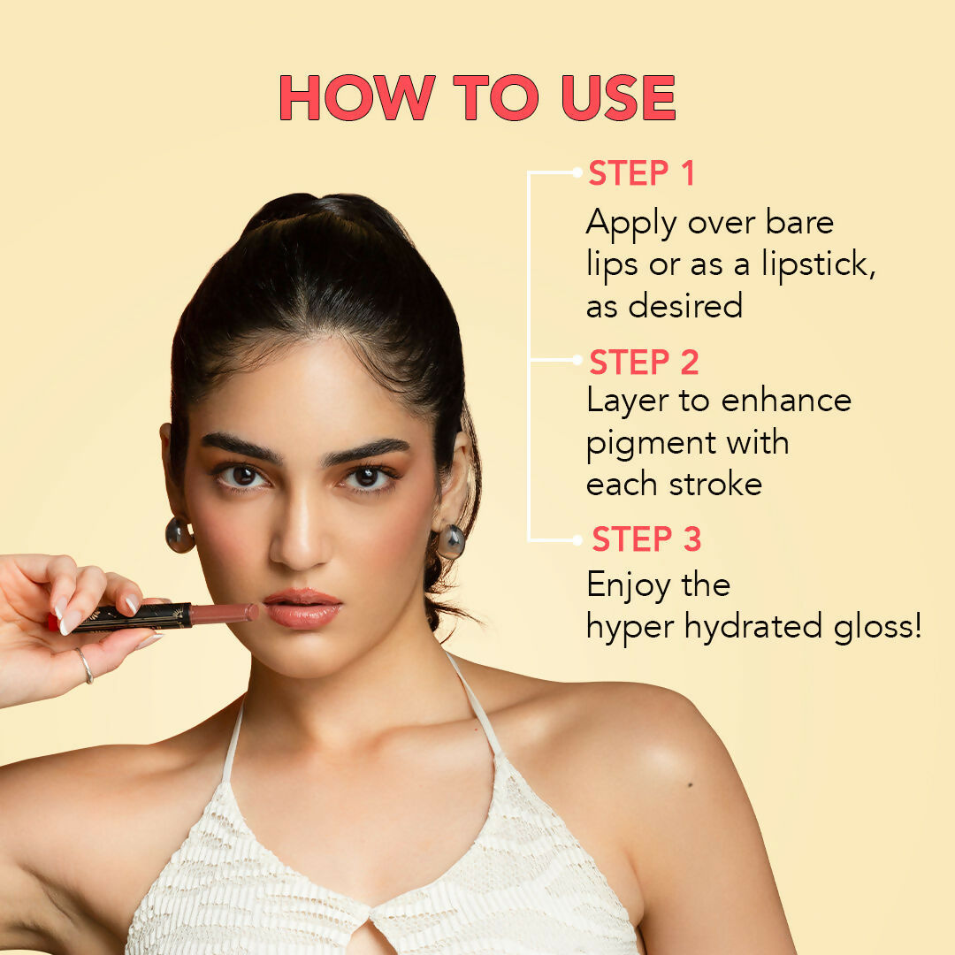 LoveChild By Masaba Gupta Shooting Star Hyper Hydrating Gloss Balm - Moon Walk