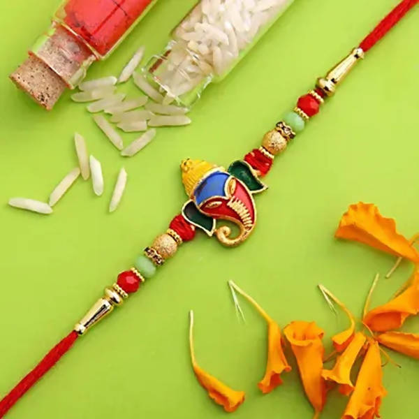Divine Lord Ganesha Rakhi & Cadbury Temptations