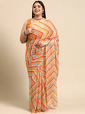 Ahalyaa Women's Traditional wear Saree - Orange