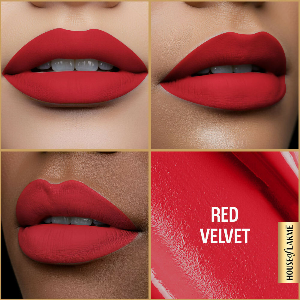 Lakme Ultimate Glam Matte Liquid Lipstick - Red Velvet