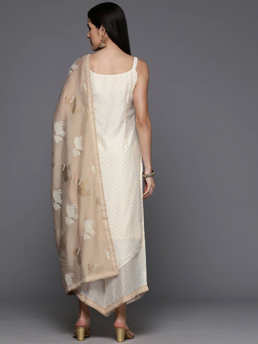 Ahalyaa Womens Kurta Set - Off-white