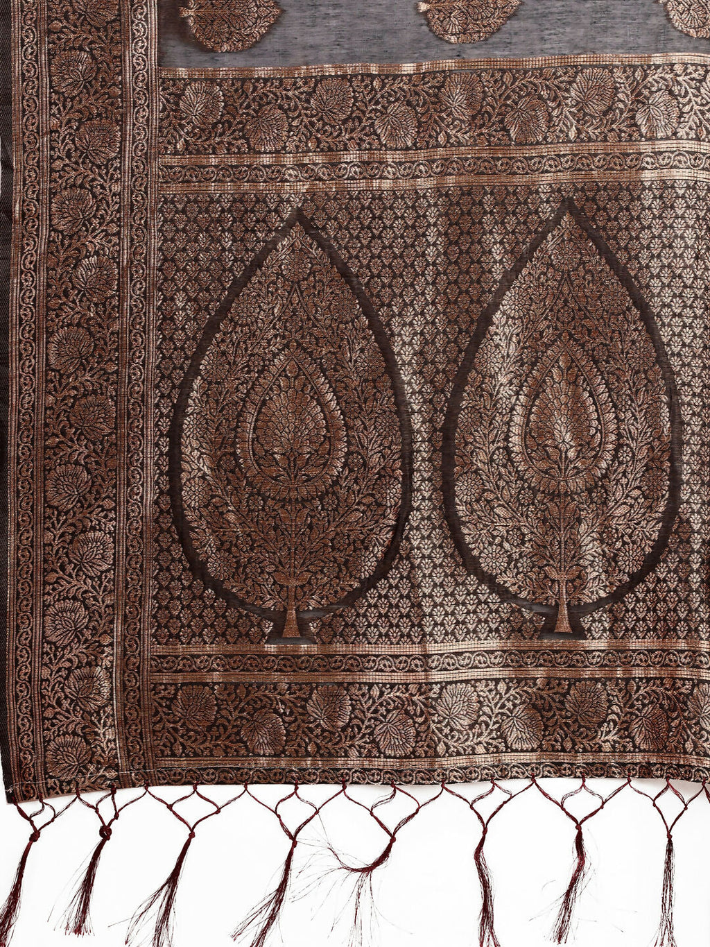 Shree Shyam Fashion Cotton Black Saree