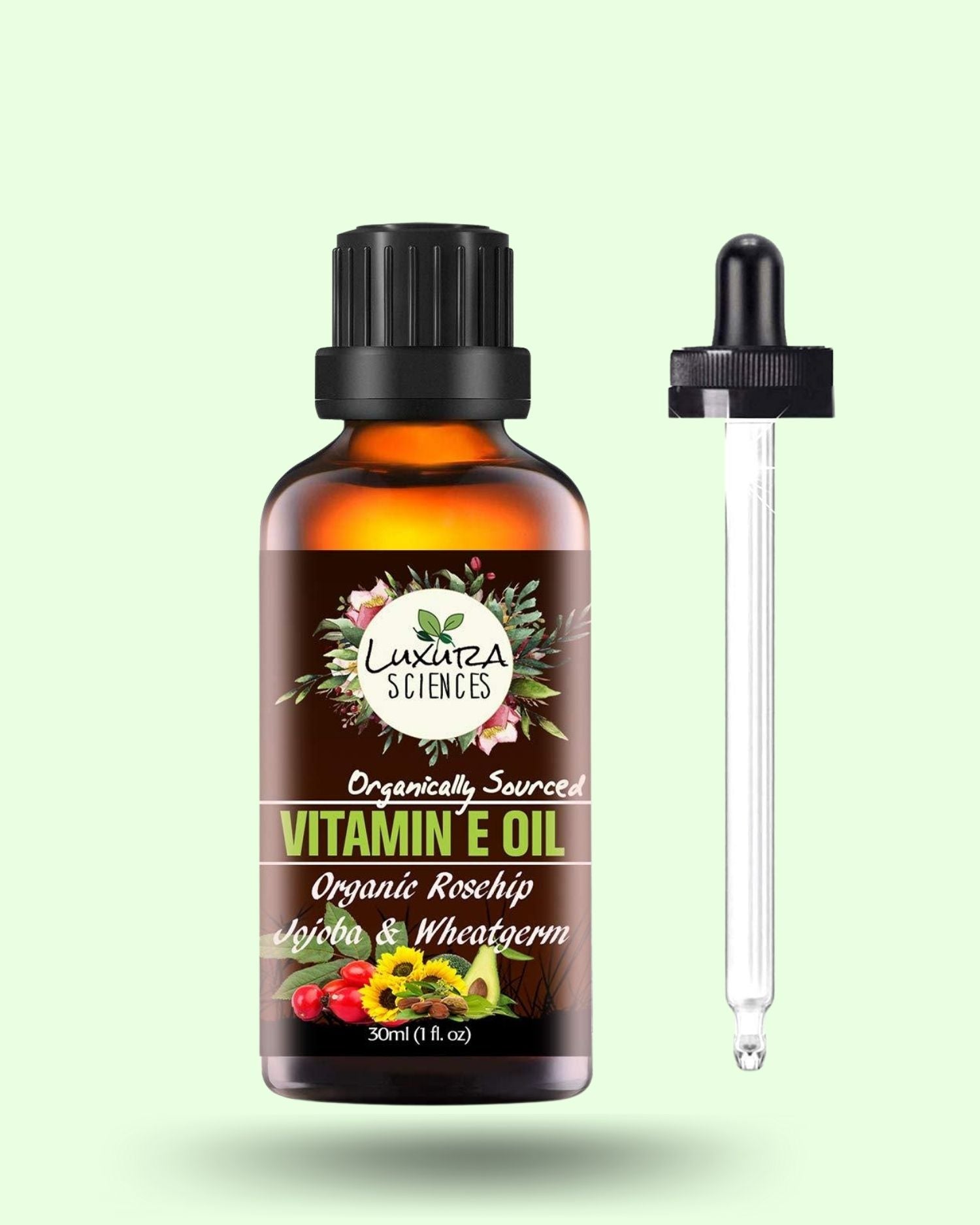 Luxura Sciences Organic Vitamin E Oil