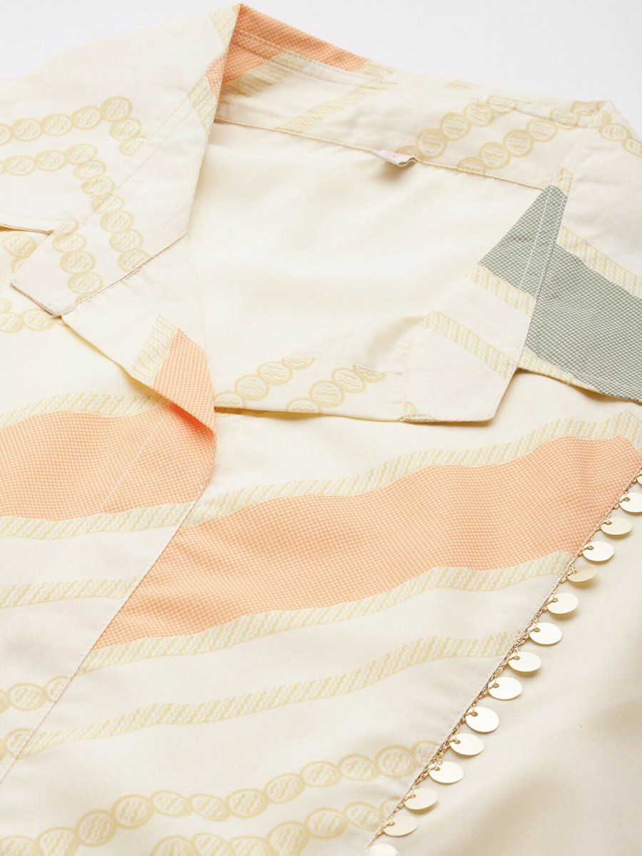 Ahalyaa Women's Traditional Wear Co-ods - Off-white