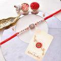 trueBrowns X Voylla Men's Designer American Diamond Beaded Thread Rakhi For Brother
