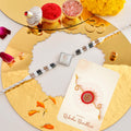 trueBrowns X Voylla Men's Om Beaded Thread Rakhi For Brother