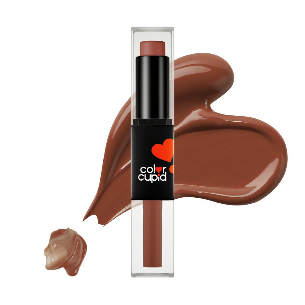 Color Cupid 2 in 1 Tinted Lip Balm + Liquid Lipstick - Mocha & Mingle