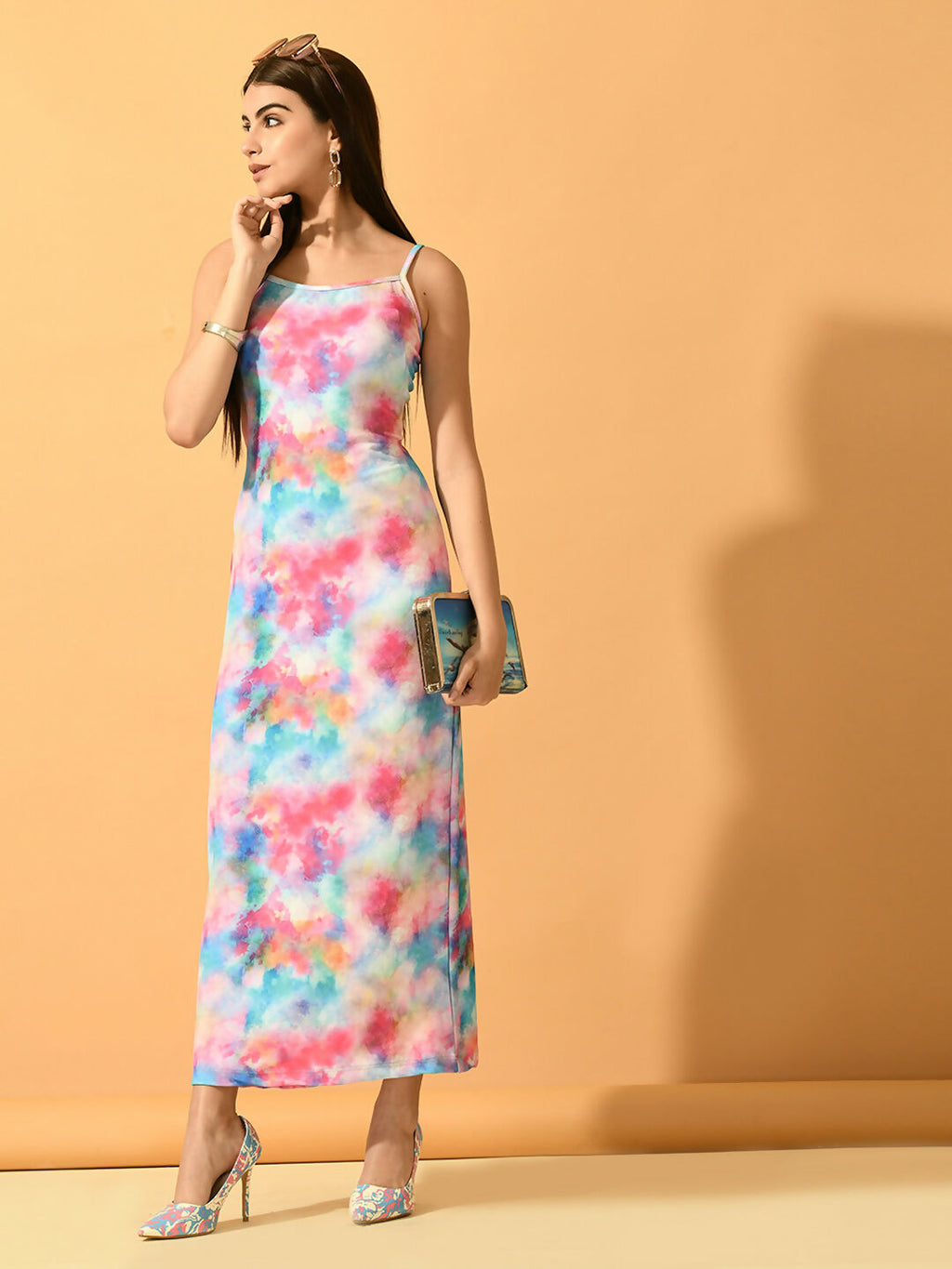 Myshka Women's Multi Bodycon Party Dress