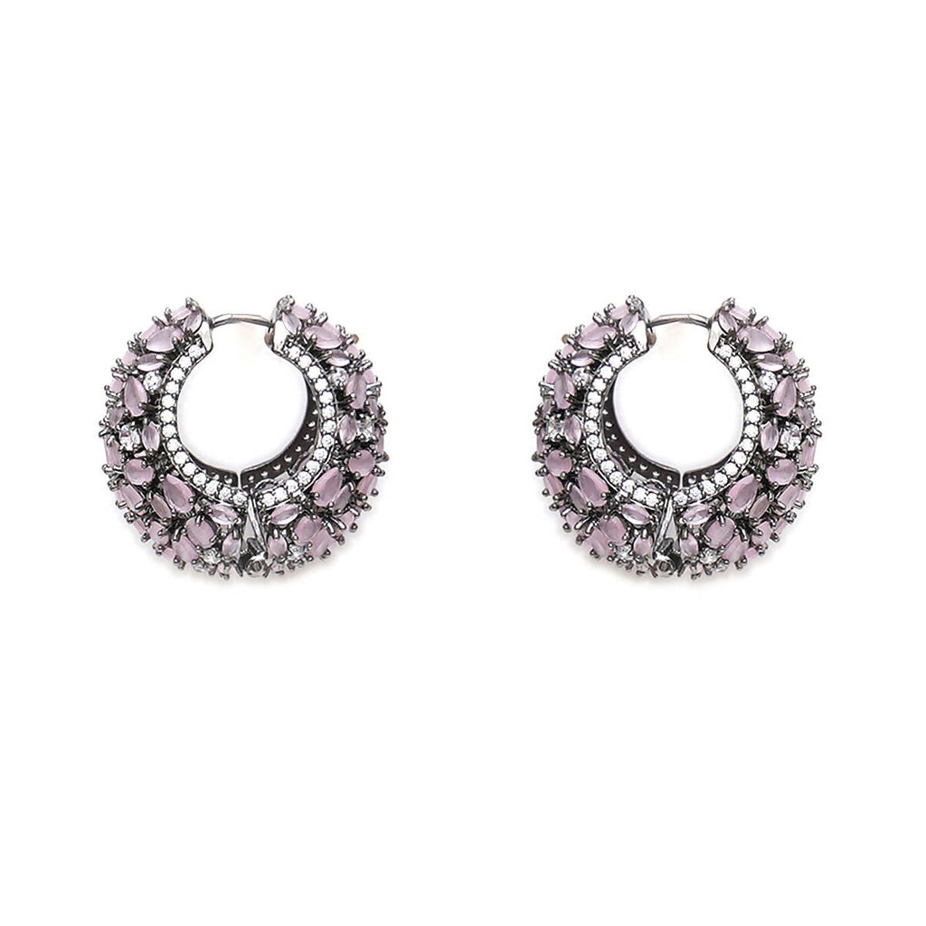 Blush Pink Oversized Loops- Ruby Raang
