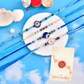 trueBrowns X Voylla Pack Of 4 Evil Eye Charms Men's Rakhis