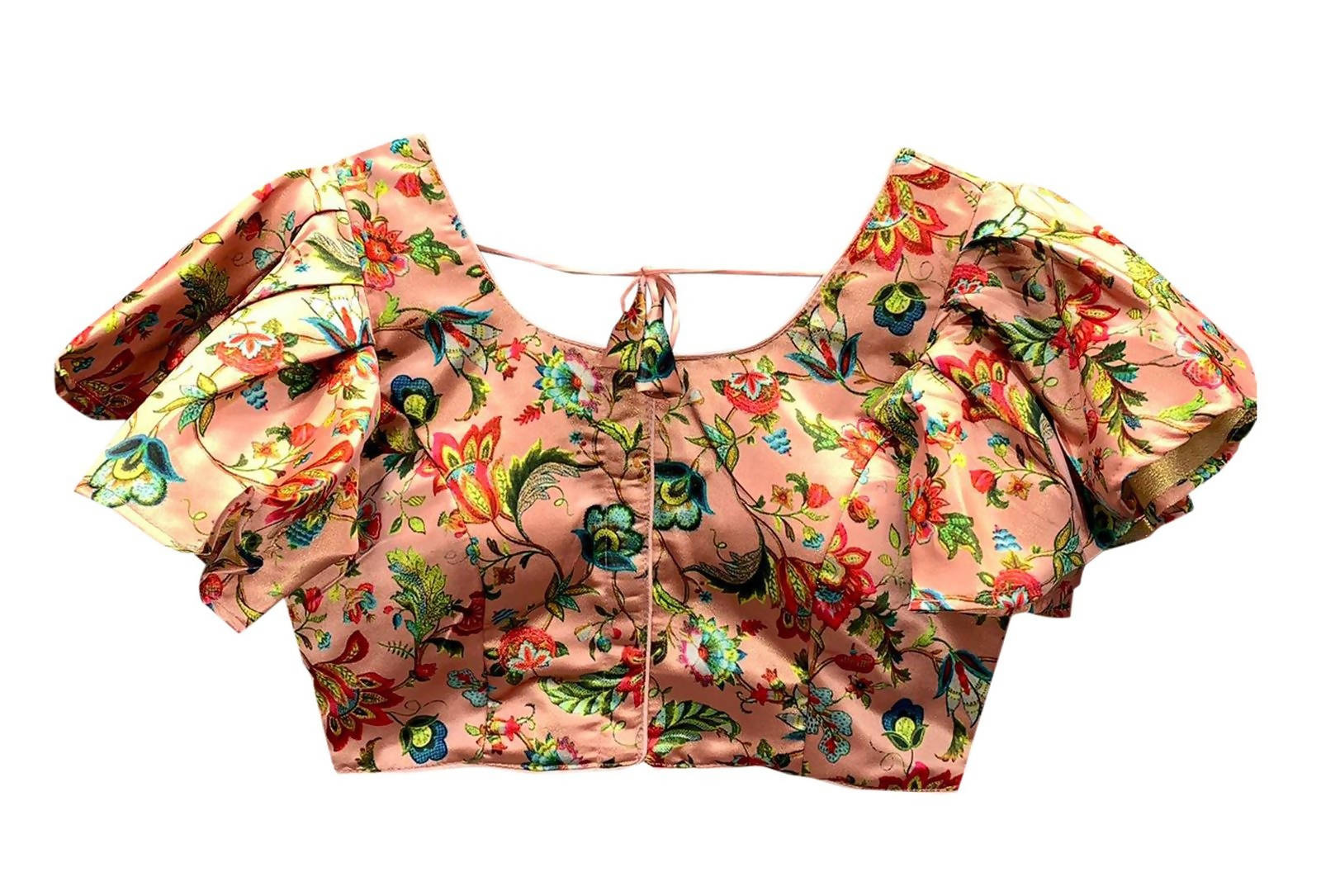 Vamika Peach Mate Digital Print Blouse